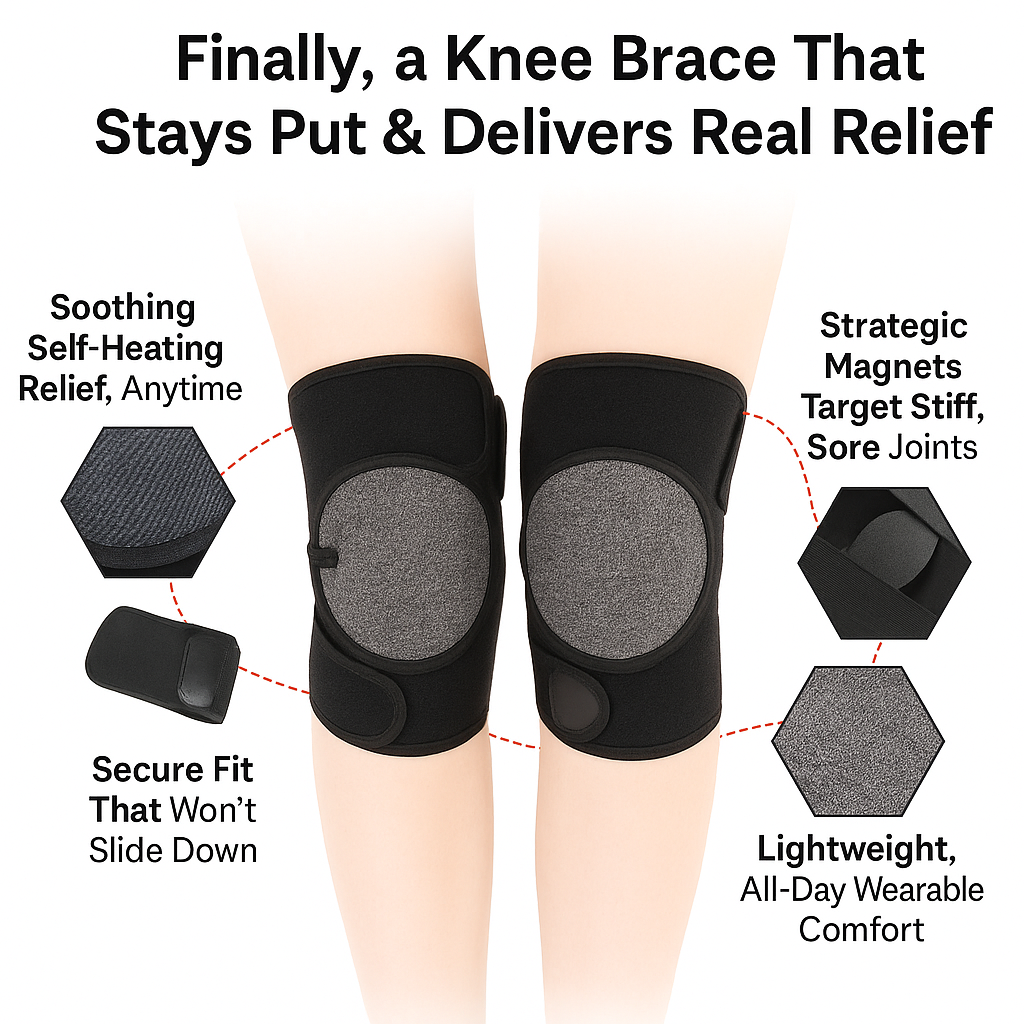 Advanced Magnetic Self-Heating Knee Sleeves